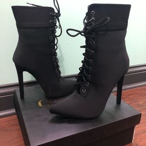 Black Heeled Boots
